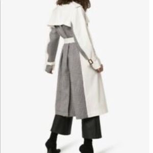 New Alexander McQueen PANEL PLAID TRENCH COAT w/tags!!!
